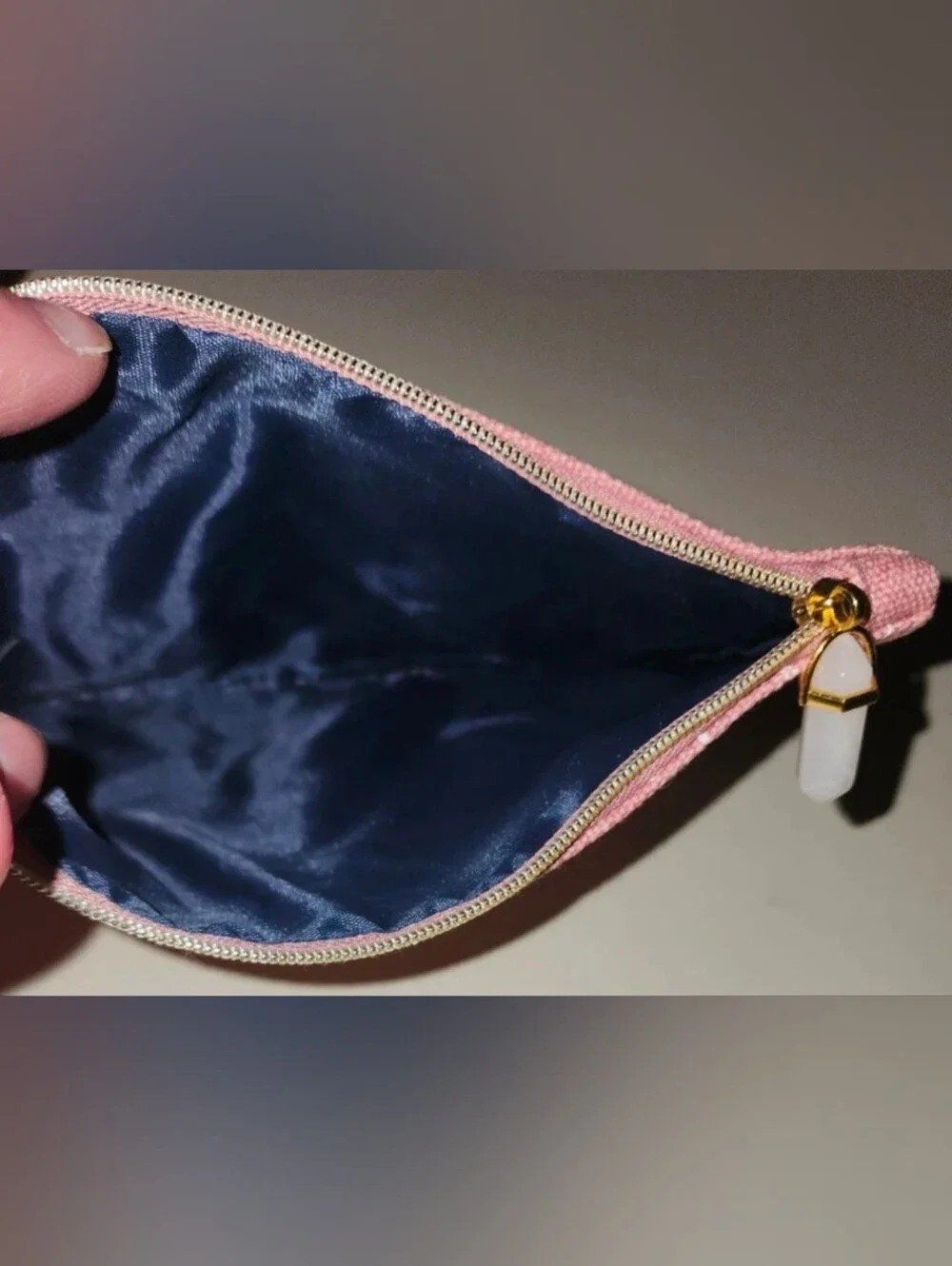 IPSY Pink Constellation Zip up Travel Glam Bag Make Up Pouch Cosmetic Bag